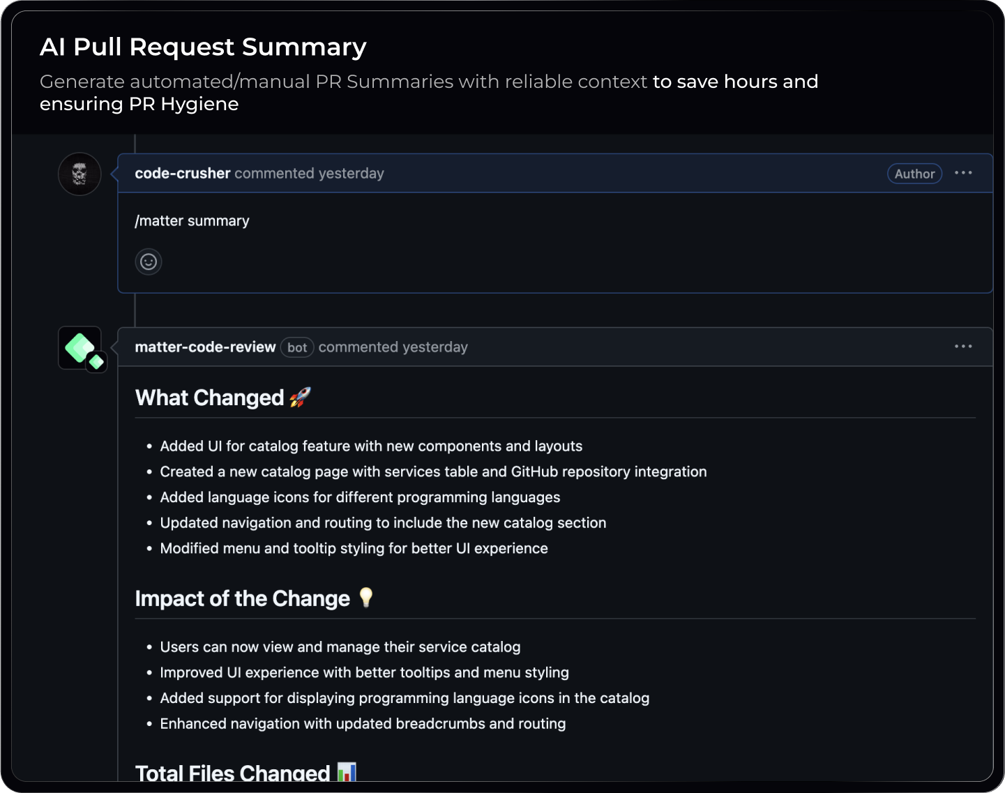 Matter AI Overview